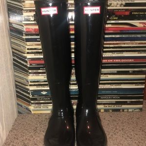 Tall Knee High Hunter Rain Boots